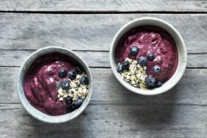 Smoothiebowl med topping
