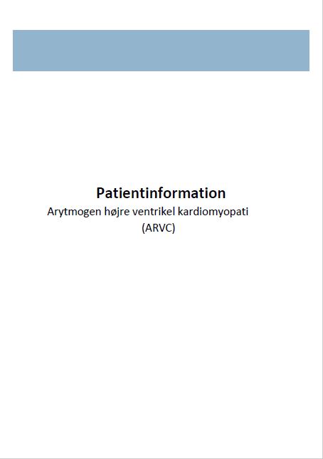 patientinfo ARVC